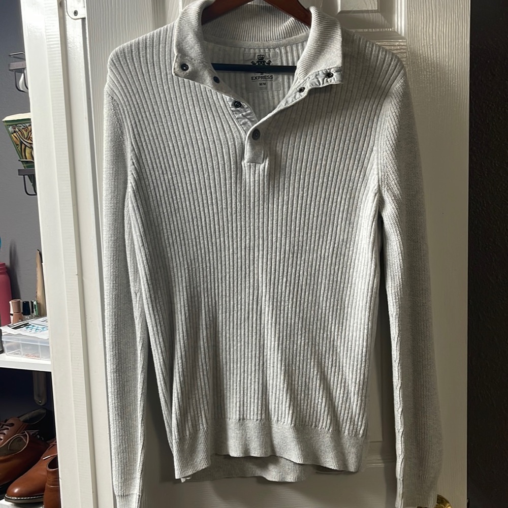 Express grey sweater size men M